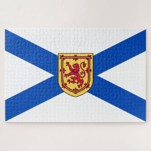 Flag of Nova Scotia (Canadian Province) Jigsaw Puzzle
