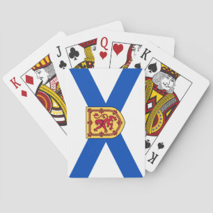 Flag of Nova Scotia (Canadian Province) Playing Cards