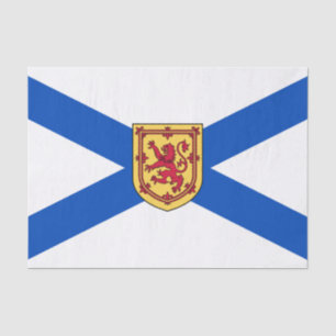 Flag of Nova Scotia (Canadian Province) Tissue Paper