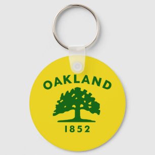 Flag of Oakland, California Key Ring