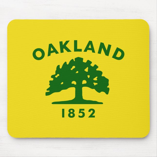 Flag of Oakland, California Mouse Pad (Front)