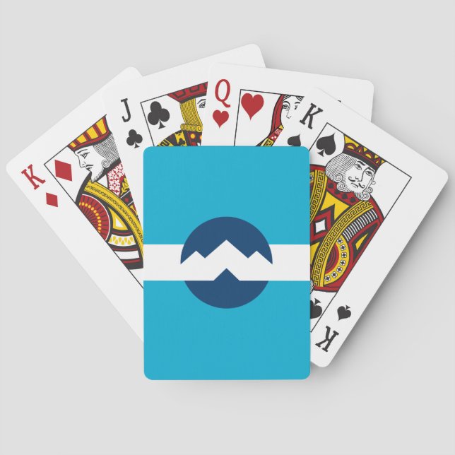 Flag of Ogden, Utah Playing Cards (Back)