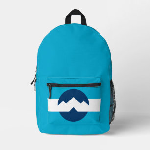 Flag of Ogden, Utah Printed Backpack