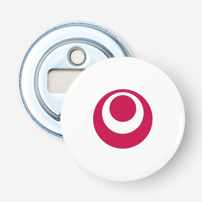 Flag of Okinawa Prefecture, Japan Bottle Opener (Front)