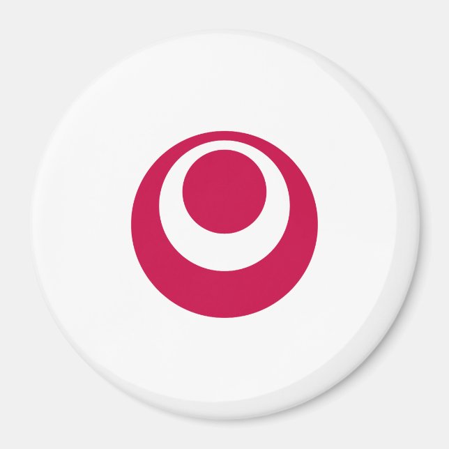 Flag of Okinawa Prefecture, Japan Magnet (Front)