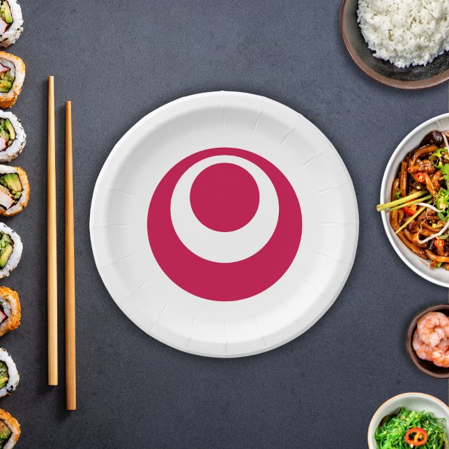 Flag of Okinawa Prefecture, Japan Paper Plate (Creator Uploaded)