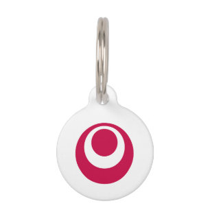 Flag of Okinawa Prefecture, Japan Pet Tag