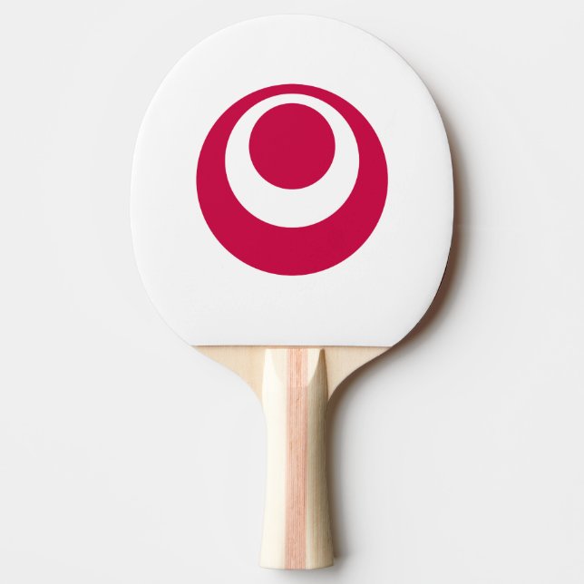Flag of Okinawa Prefecture, Japan Ping Pong Paddle (Front)