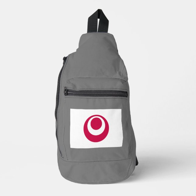 Flag of Okinawa Prefecture, Japan Sling Bag (Front)