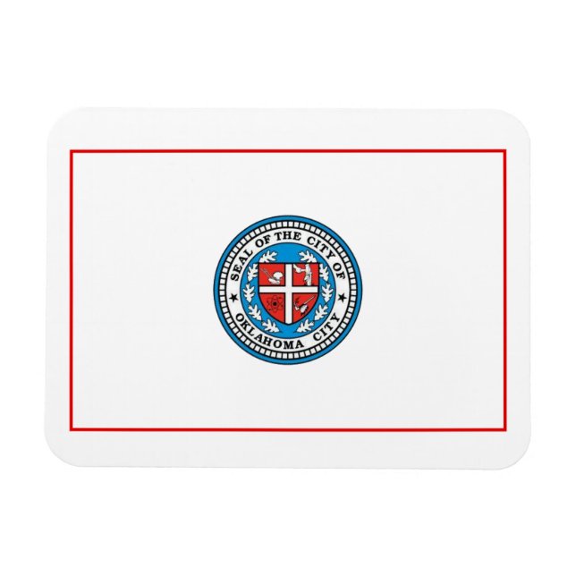Flag of Oklahoma City (Oklahoma) Magnet (Horizontal)