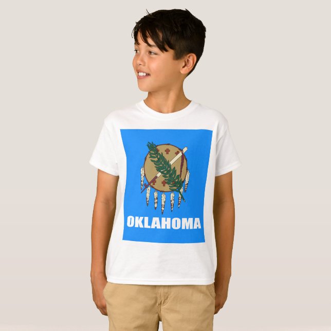 Flag of Oklahoma  T-Shirt (Front Full)
