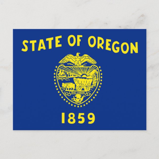 Flag of Oregon Postcard (Front)