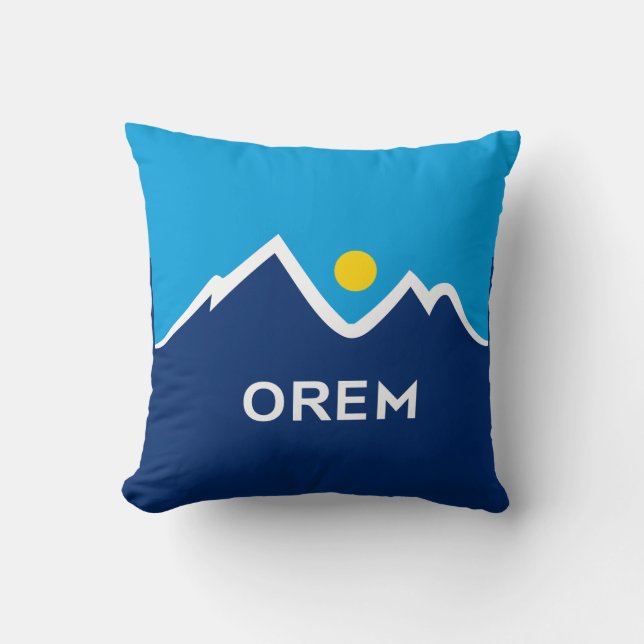 Flag of Orem, Utah Cushion (Front)