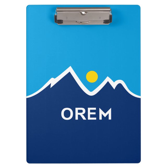 Flag of Orem, Utah Pair of Cufflinks Clipboard (Front)