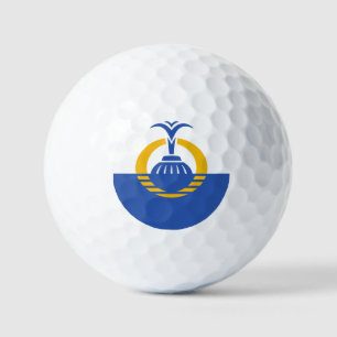 Flag of Orlando, Florida. Golf Balls