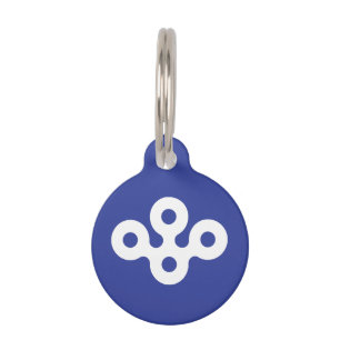 Flag of Osaka Prefecture, Japan Pet Tag