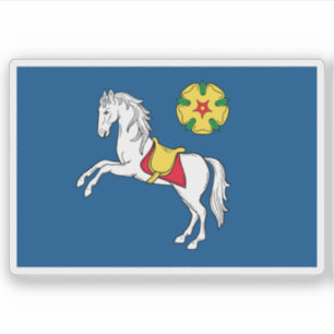 Flag of Ostrava, Czech Republic