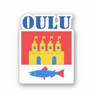 Flag of Oulu, Finland