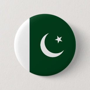 Flag of Pakistan on Pin / Button Badge