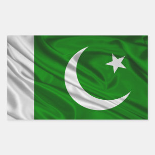Flag of Pakistan Rectangular Sticker