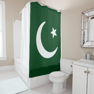 Flag of Pakistan Shower Curtain