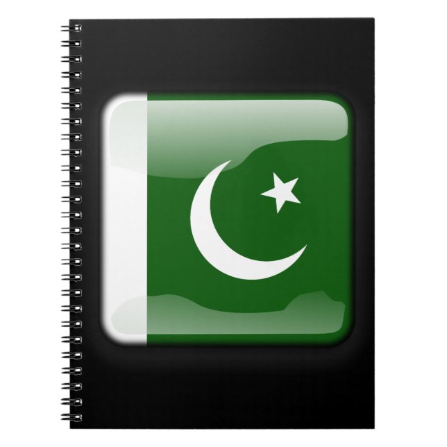 Flag of Pakistan Spiral Notebook (Front)