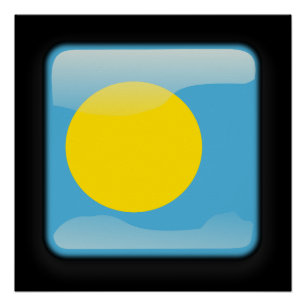 Flag of Palau Poster