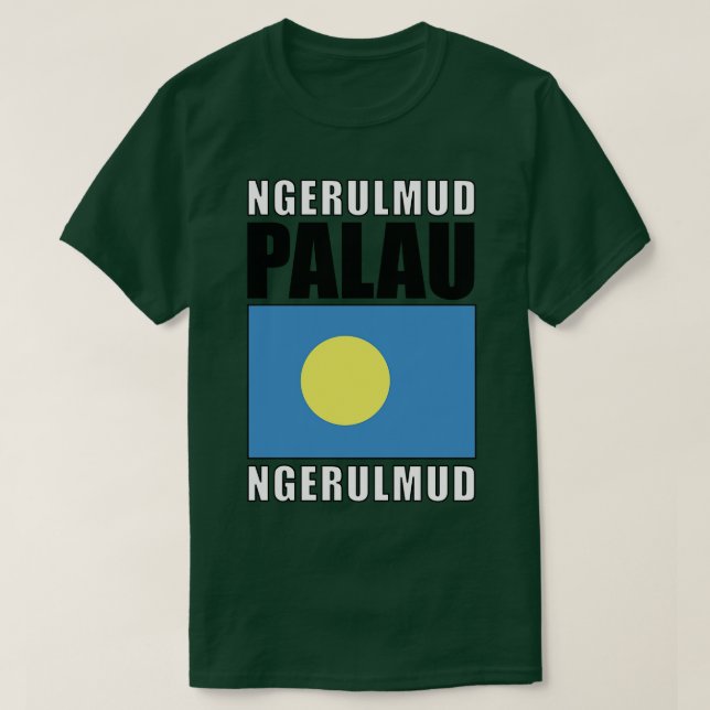 Flag of Palau T-Shirt (Design Front)