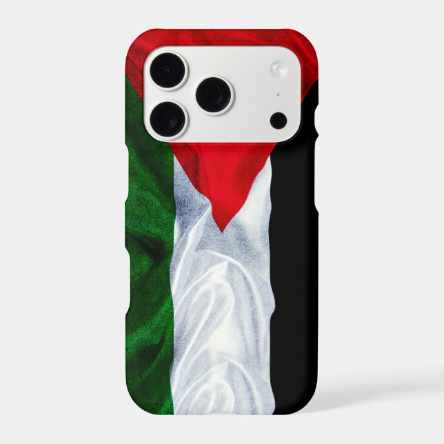 Flag of Palestine Realistic (Back)