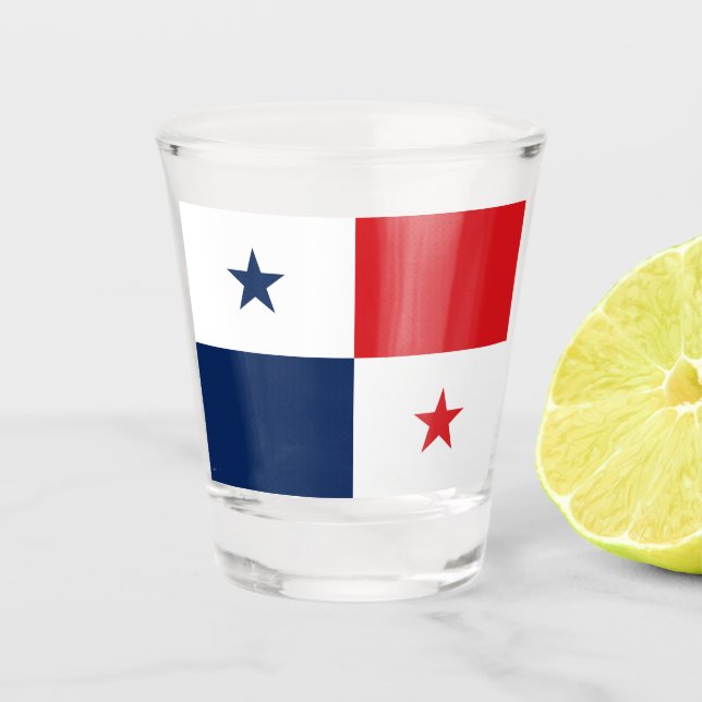 Flag of Panama Shot Glass (Front)