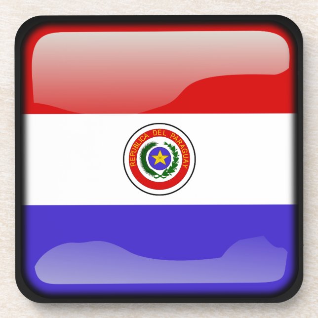 Flag of Paraguay Coaster (Front)