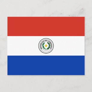 Flag of Paraguay Postcard