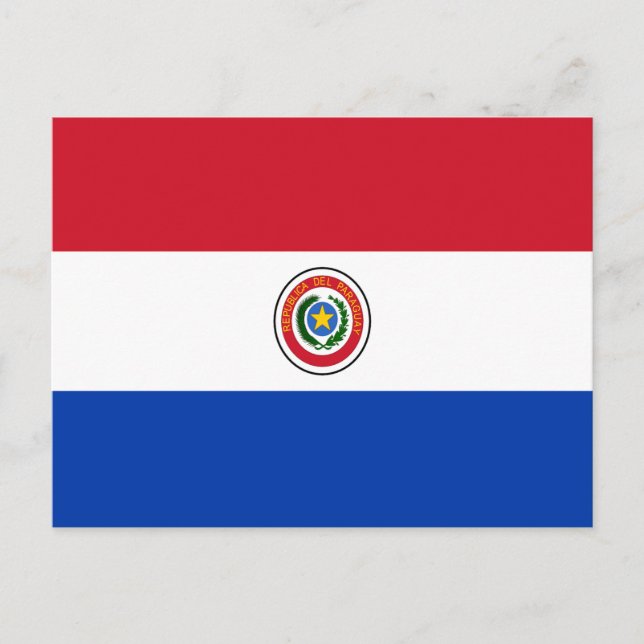 Flag of Paraguay Postcard (Front)