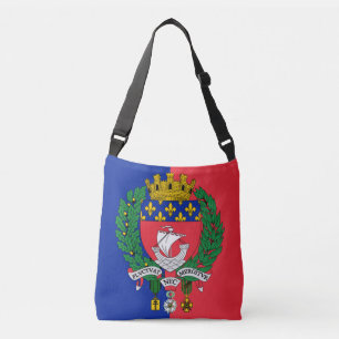 Flag of Paris, France Crossbody Bag