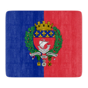 Flag of Paris (France) Cutting Board