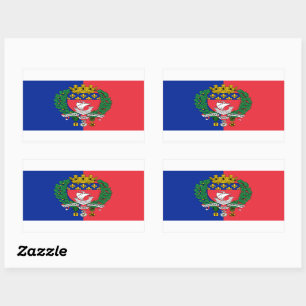Flag of Paris, France Rectangular Sticker