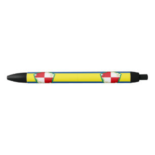 Flag of Pembrokeshire Black Ink Pen