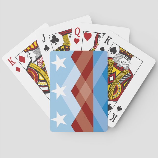 Flag of Peoria, Arizona Playing Cards (Back)