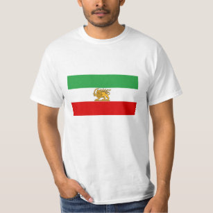 Flag of Persia / Iran (1964-1980) -  شیر و خورشید T-Shirt