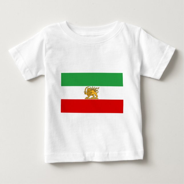 Flag of Persia / Iran (1964-1980) Baby T-Shirt (Front)