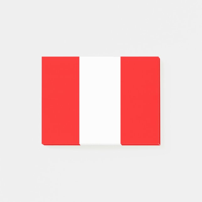 Flag of Peru Post-it Notes (Front)