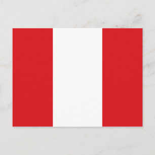 Flag of Peru Postcard