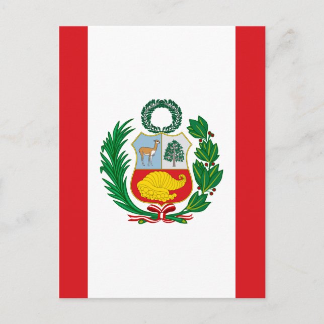 Flag of Peru Postcard (Front)