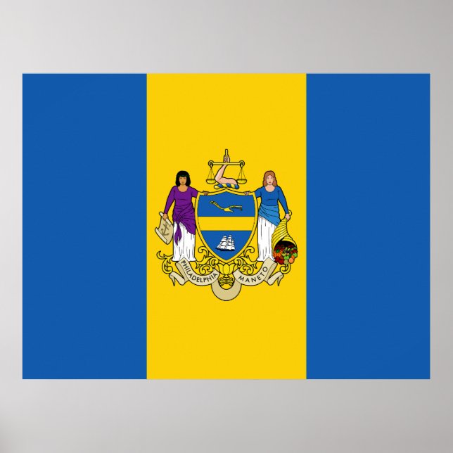Flag of Philadelphia, Pennsylvania Poster (Front)