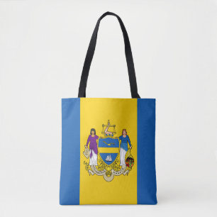 Flag of Philadelphia, Pennsylvania Tote Bag