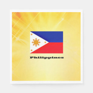 Flag of Philippines, archipelago, Napkin