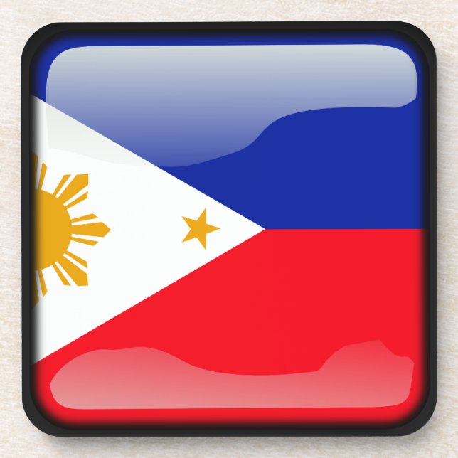 Flag of Philippines Coaster (Front)