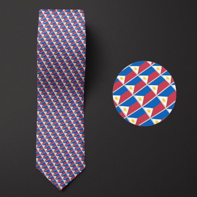 Flag of Philippines Pattern Tie (Creator Uploaded)
