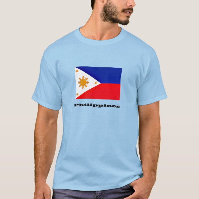 Flag of Philippines T-Shirt (Front)