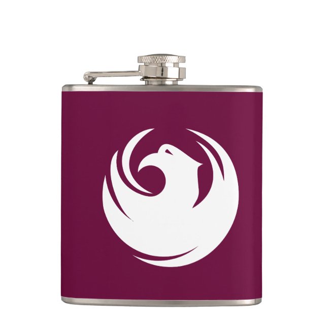 Flag of Phoenix, Arizona Hip Flask (Front)